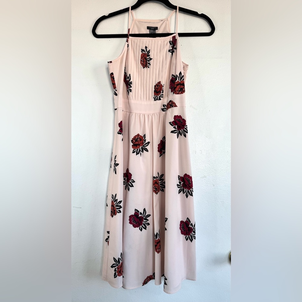 Sleeveless Floral Pink Dress (0P)